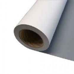 Solvent Matt Grey Backed Roll-up Banner 230 micron 914mm x 50m Roll